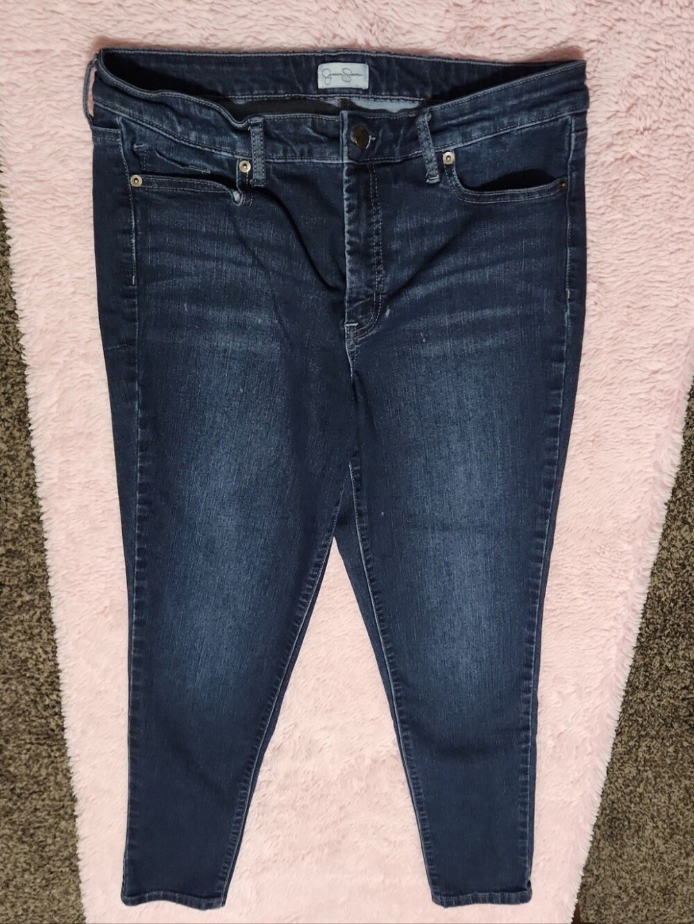 Jessica Simpson Size 12 Dark Blue Skinny Jeans